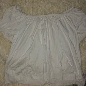 White Off the Shoulder Top